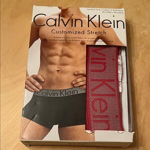 Calvin Klein Men's Boxer Briefs in  Red